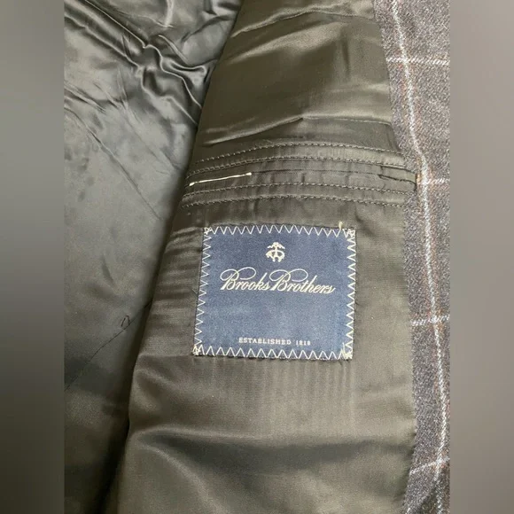 BROOKS BROTHERS Blazer (44, Navy, Wool) - Picture 3 of 5